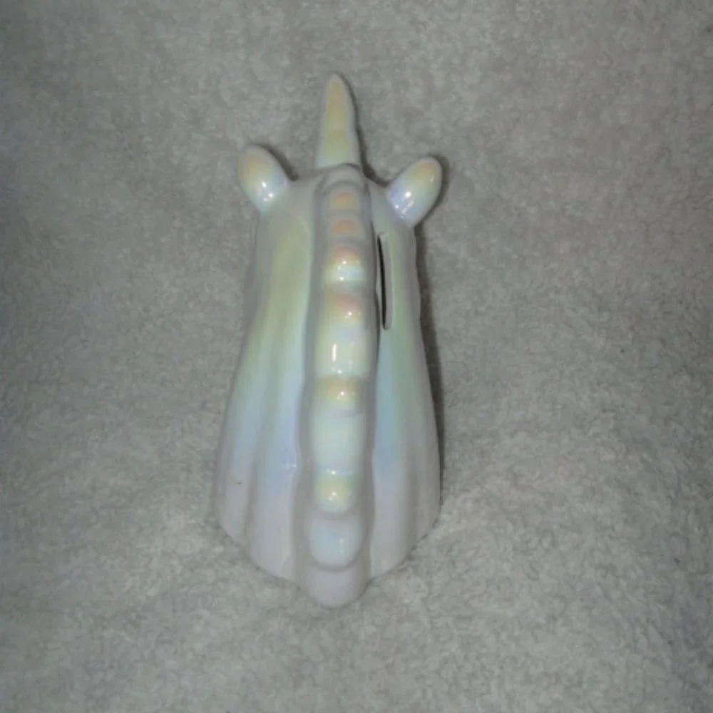 Shiny Ceramic Unicorn Piggy Bank